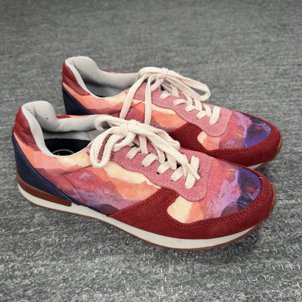 Inkkas Andes Jogger Sneakers Women 9 Lace Up Shoes Sunset Suede Chunky Mountain
